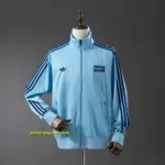 Oasis Flamingo Track Jacket - Lake Blue