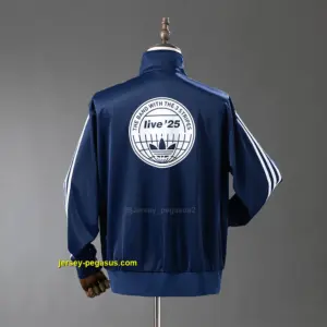 Oasis Flamingo Track Jacket - Navy Blue