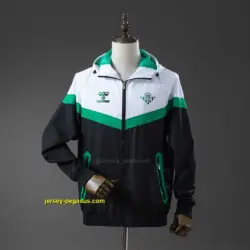 Real Betis Windbreaker - Fern Green & White & Black