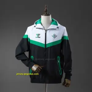 Real Betis Windbreaker - Fern Green & White & Black