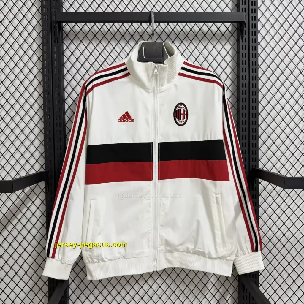 AC milan retro version windbreaker jacket