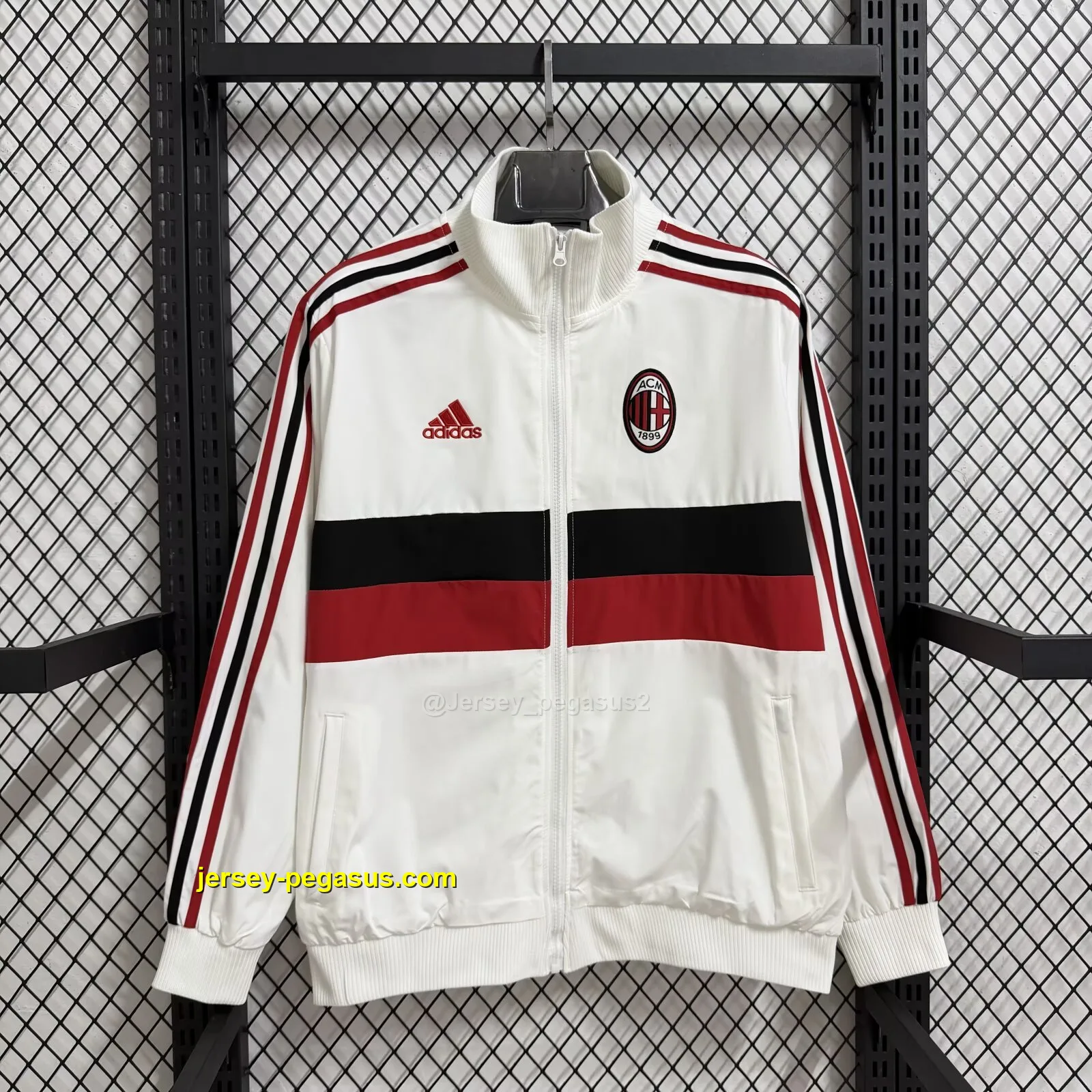 AC milan retro version windbreaker jacket AC milan retro version windbreaker jacket