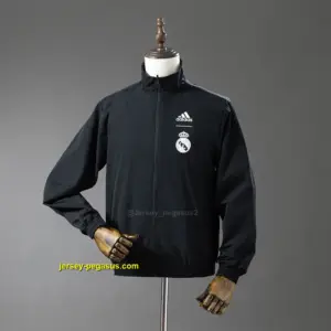 Real Madrid Reversible Jacket Windbreaker - Black&Black Dragon