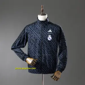 Real Madrid Reversible Jacket Windbreaker - Red & Heiss