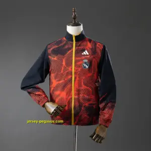 Real Madrid Reversible Jacket Windbreaker - Yellow & Red