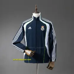 Real Madrid Windbreaker - Navy Blue & White