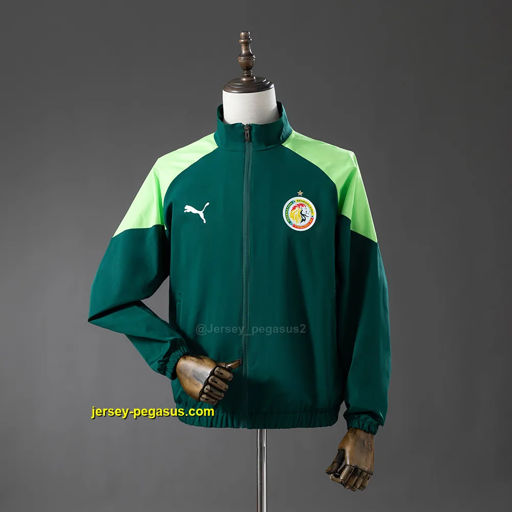 Senegal 2026 Windbreaker - Dark Green