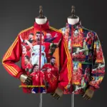 Spanish Yamal Reversible Jacket Windbreaker - Red