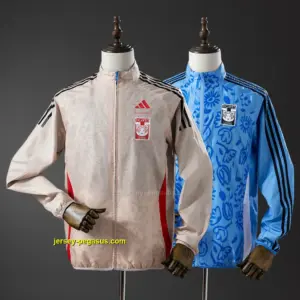 Tigres Reversible Jacket Windbreaker - Beige & Blue