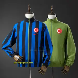 Türkiye Reversible Jacket Windbreaker - Blue & Green,
