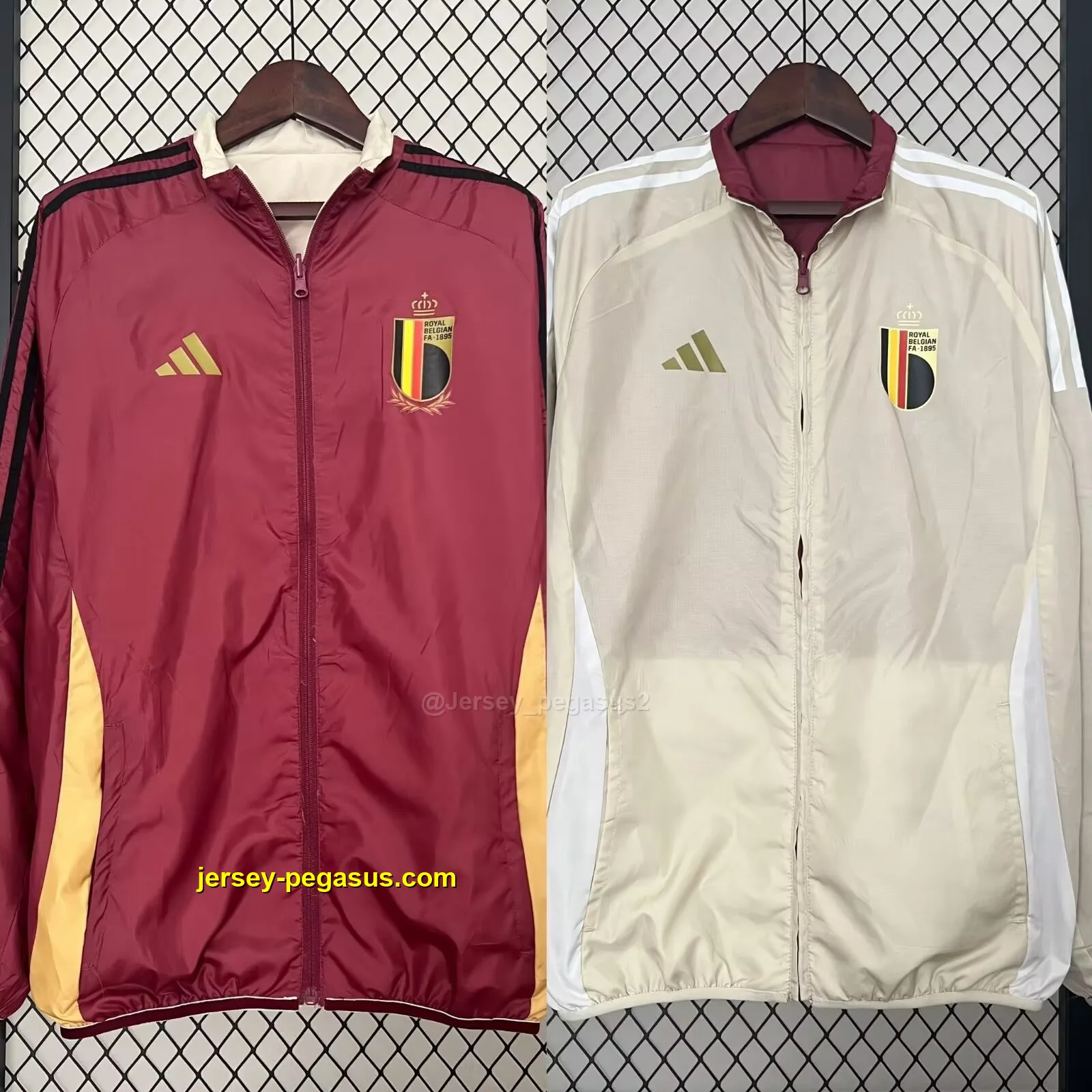 Belgium reversible windbreaker jacket Belgium reversible windbreaker jacket
