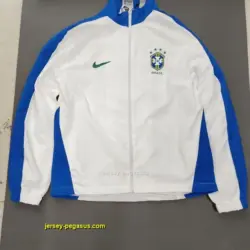 Brazil 1998 white windbreaker jacket