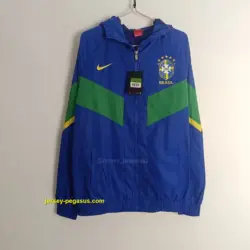 Brazil blue windbreaker jacket M-XXL