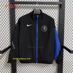 Chelsea black windbreaker jacket