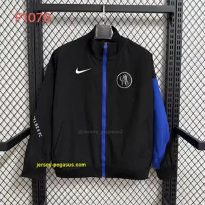 Chelsea black windbreaker jacket