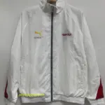 AC milan white windbreaker jacket