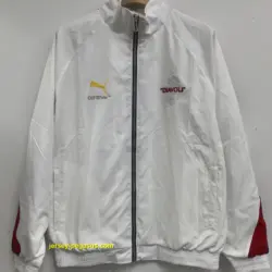 AC milan white windbreaker jacket