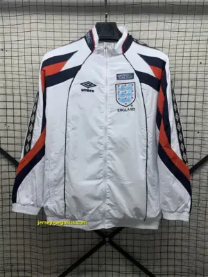Englang 1998 white retro windbreaker jacket