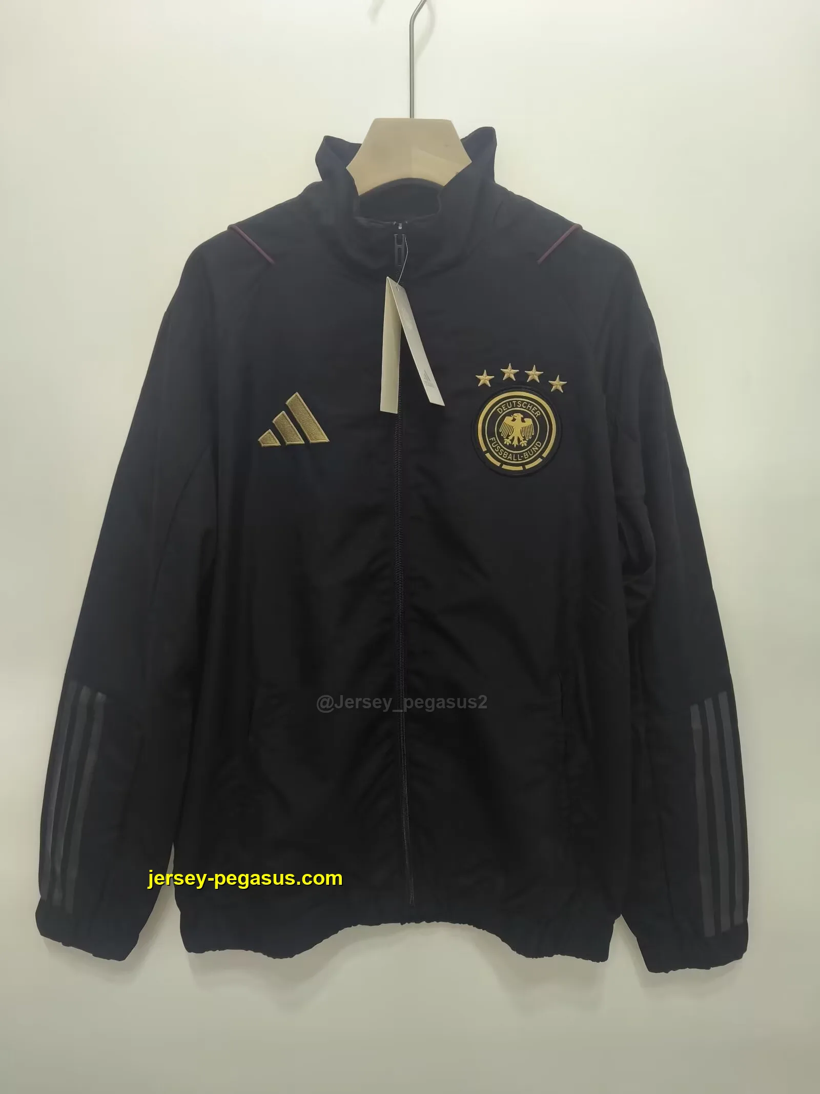 Germany black windbreaker jacket Germany black windbreaker jacket
