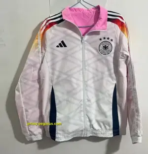 Germany white pink reversible windbreaker jacket