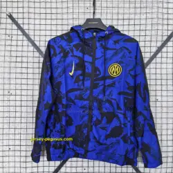 Inter blue windbreaker jacket