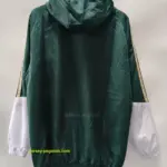 Italy 2026 green windbreaker jacket