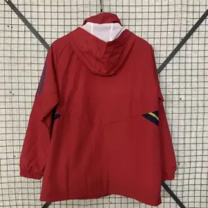 Ajax red windbreaker jacket