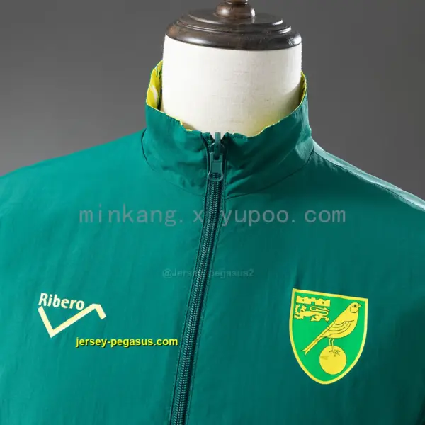 Norwich City Reversible Jacket Windbreaker - Blue & Yellow