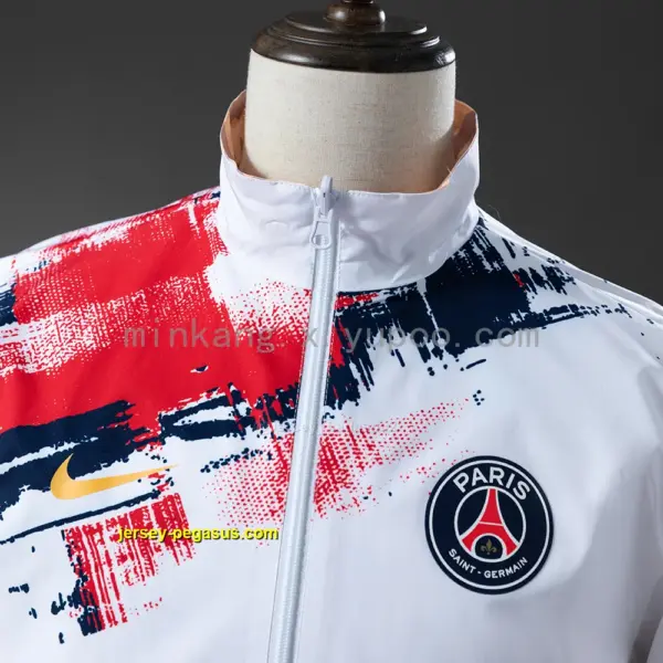 PSG Reversible Jacket Windbreaker - White & Brown