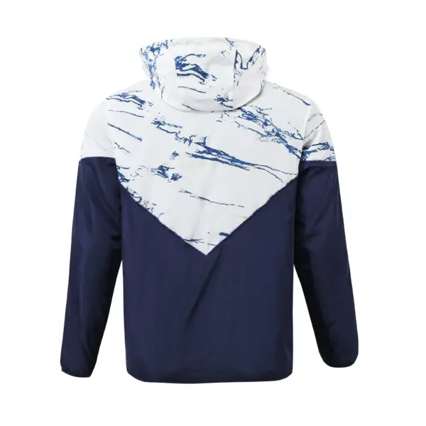 Italy white and blue windbreaker jacket