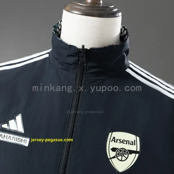 Arsenal Reversible Jacket Windbreaker - Black