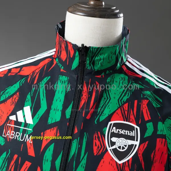 Arsenal Reversible Jacket Windbreaker - Red & Black