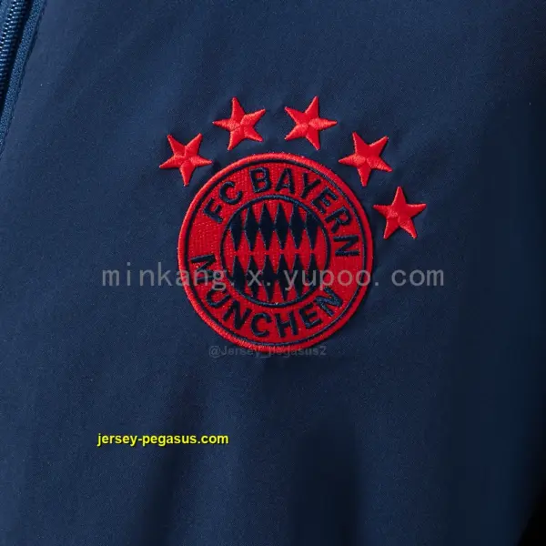 Bayern Munich Reversible Jacket Windbreaker - Navy Blue