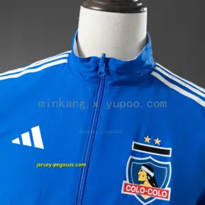 Colo Colo Reversible Jacket Windbreaker - White & Blue