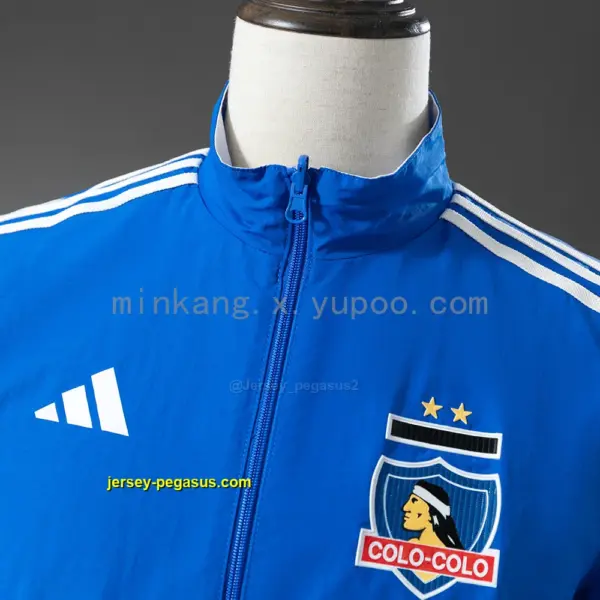 Colo Colo Reversible Jacket Windbreaker - White & Blue