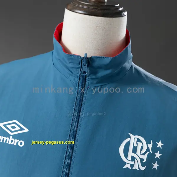 Flamengo Reversible Jacket Windbreaker - Red & Cyan