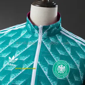 German Reversible Jacket Windbreaker - Green & Purple