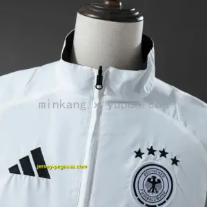 German Reversible Jacket Windbreaker - White & Black