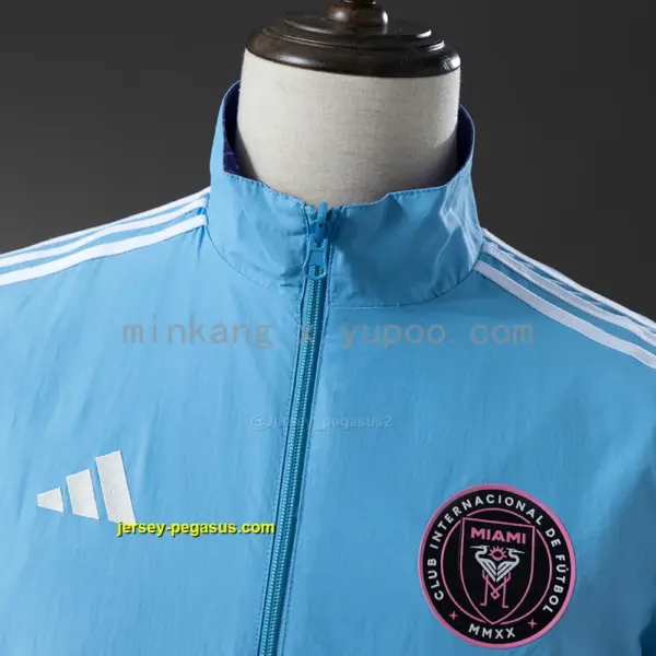 Inter Miami Reversible Anthem Jacket Windbreaker - Blue-Purple