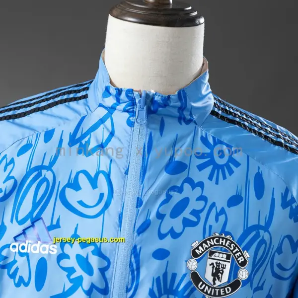 M-U Reversible Jacket Windbreaker - Beige&Blue