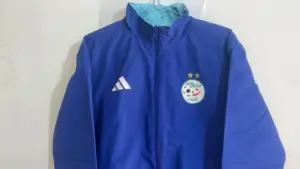 Algeria blue green reversible windbreaker jacket