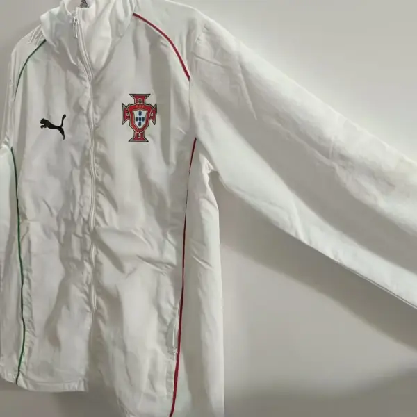 Portugal white windbreaker jacket