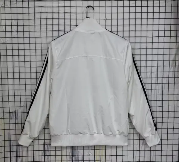 Real Madrid white windbreaker jacket
