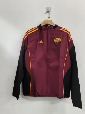 Roma maroon windbreaker jacket