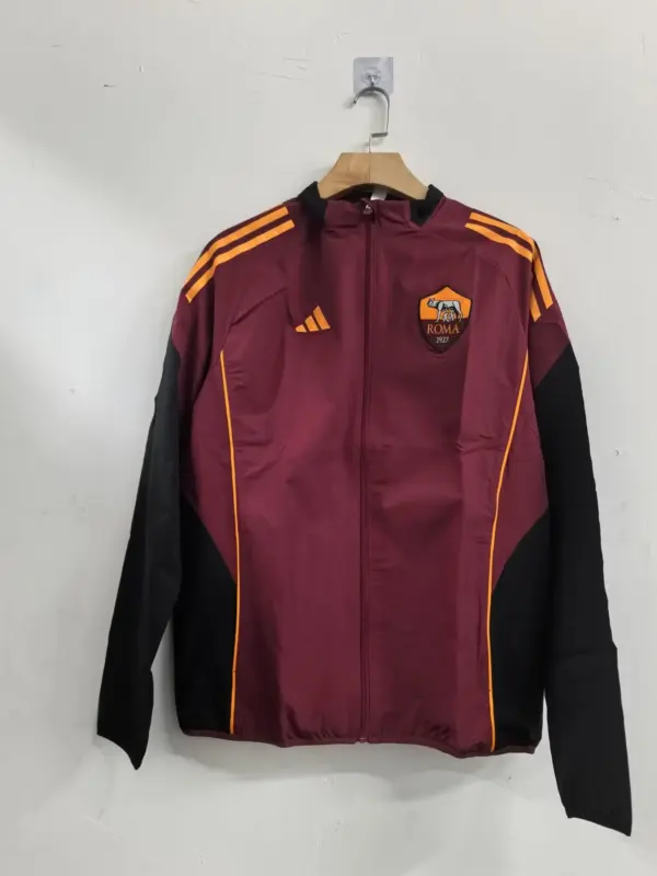 Roma maroon windbreaker jacket