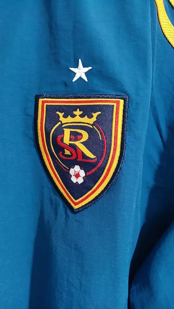 real salk lake reversible windbreaker jacket