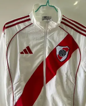river plate white windbreaker jacket