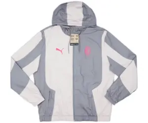 AC milan grey windbreaker jacket