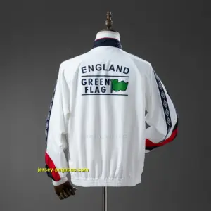 England 1998 Retro Windbreaker - White