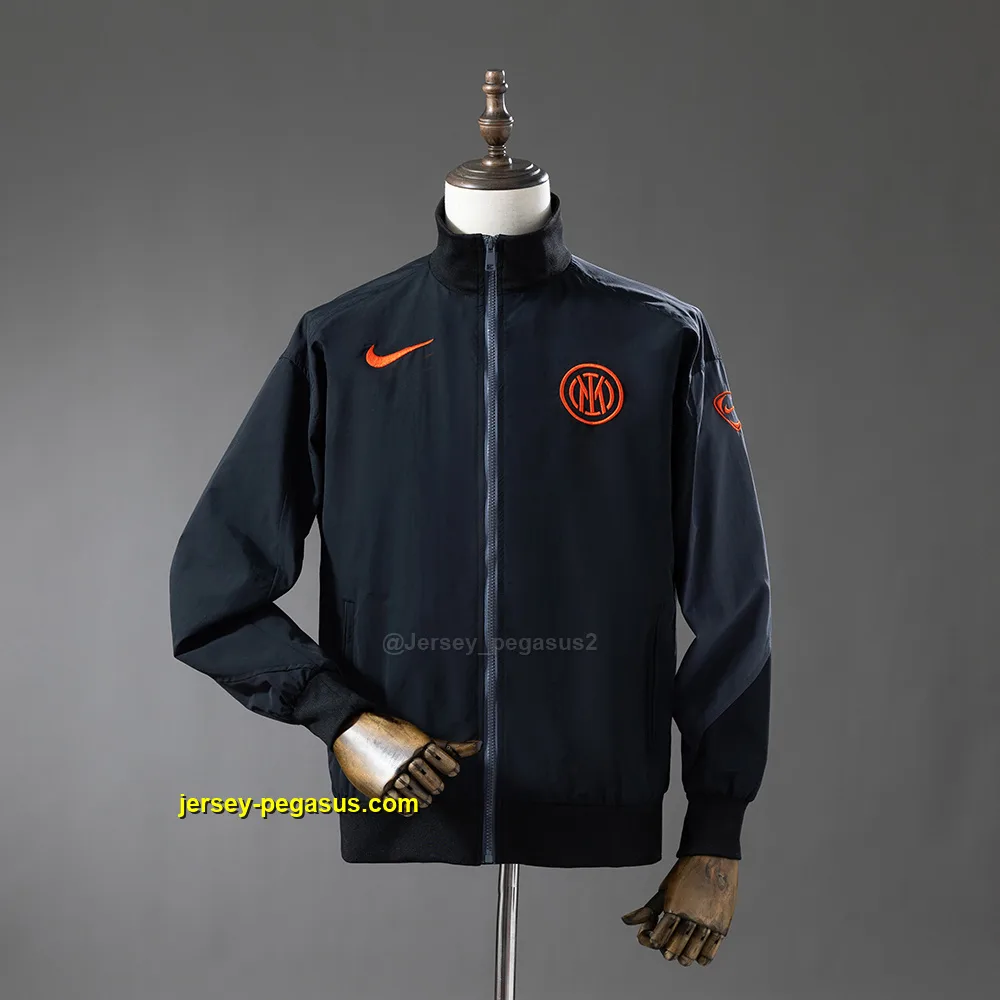 Inter Milan Third Away Windbreaker - Black Inter Milan Third Away Windbreaker - Black
